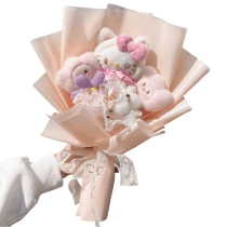 Sanrio Cartoon Hello Kitty Toy Plush Bouquet