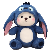 25Cm Bear Turn Into Stitch Plush Toy