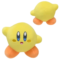 Yellow Kirby Soft Stuffed Plush Toy