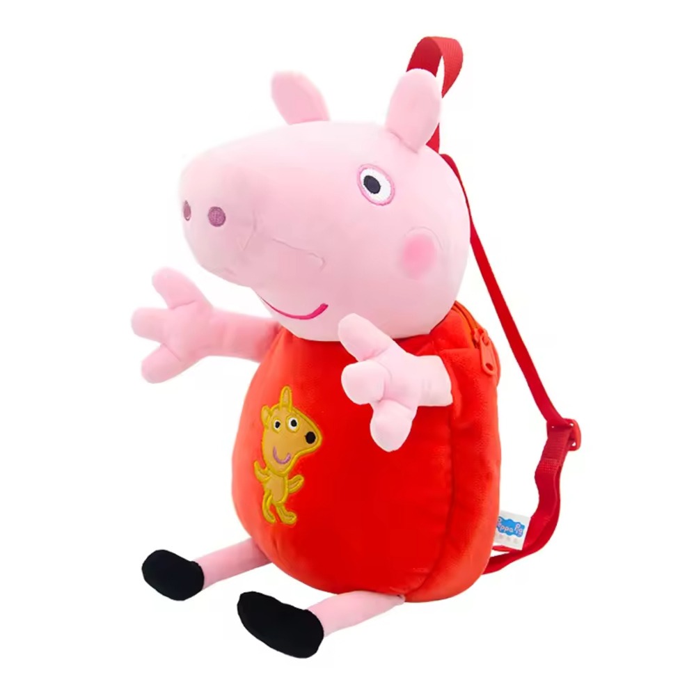 Cartoon Peppa Pig Plush Backpack Cartoon Peppa Pig Plush Backpack