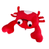 Crab Stuffed Plush Keychain