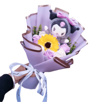 Anime Sanrio Kuromi Plush Bouquet