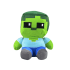 2Pcs Anime Minecraft Zombie Plush Toy
