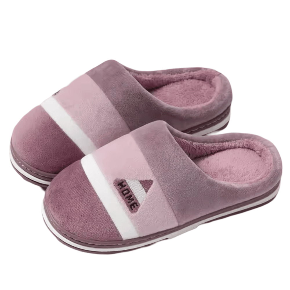 Purple Feslishoet Winter Indoor Slippers Purple Feslishoet Winter Indoor Slippers