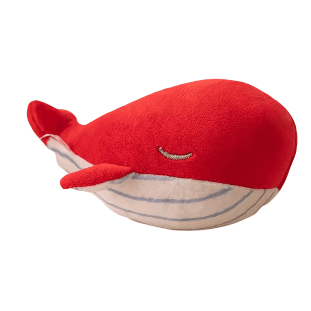 Cartoon Sea Fish Red Color Whale Plush Keychain Cartoon Sea Fish Red Color Whale Plush Keychain