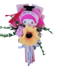 Anime Sanrio Graduation My Melody Plush Bouquet