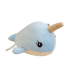 Cartoon Sea Fish Blue Narwhal Plush Keychain
