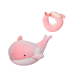 Animal Pink Whale Neck Pillow With Toy