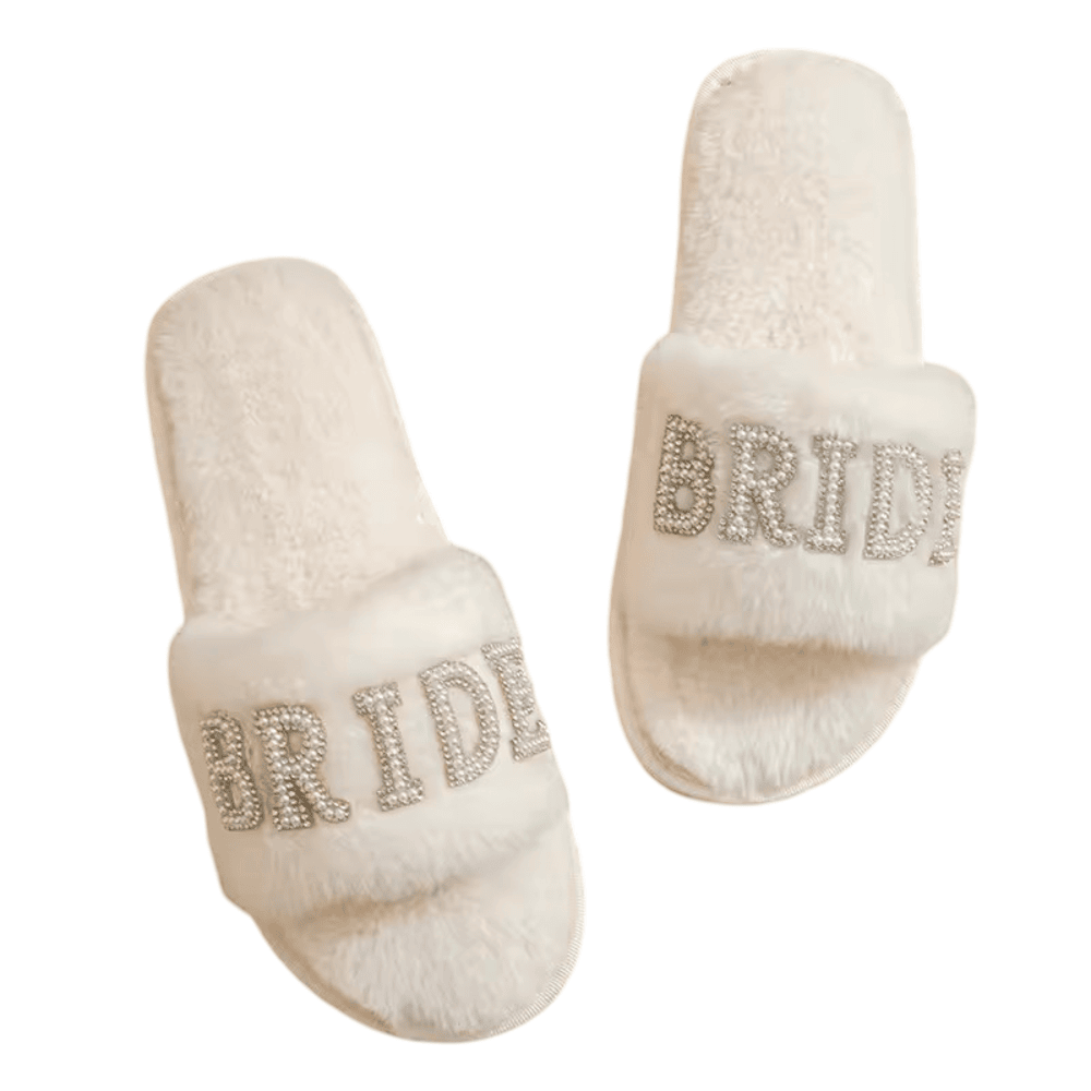 Bride Soft Plush Slippers Bride Soft Plush Slippers