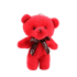 Cartoon Stuffed Plush Red Bear Toy Keychain