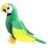 Soft Green Rio Macaw Parrot Parrot Plush Stuffed Toy