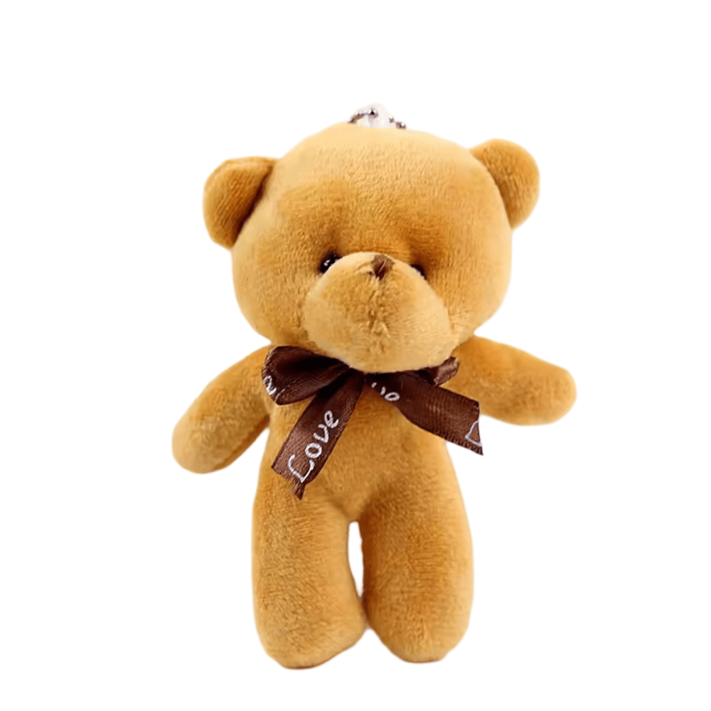Plush Stuffed Cartoon Bear Toy Keychain Plush Stuffed Cartoon Bear Toy Keychain
