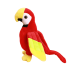 20cm Red Macaw Parrot Stuffed Plush Toy