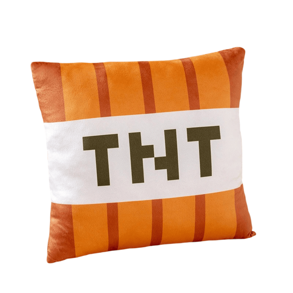 Cartoon Minecraft TNT Plush Pillow Cartoon Minecraft TNT Plush Pillow