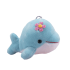 Cartoon Blue Dolphin Stuffed Plush Keychain