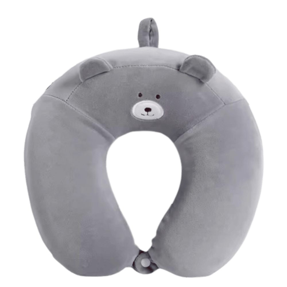 Cartoon Grey Bear U-Shaped Pillow Cartoon Grey Bear U-Shaped Pillow