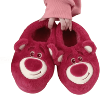 Lotso Winter Plush Slippers
