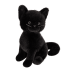 40cm Realistic Black Cat Plush Toy