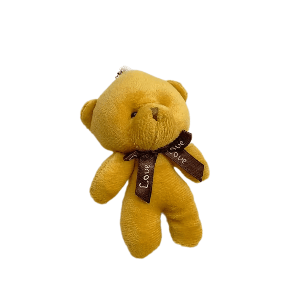 12cm Animal Bear Plush Stuffed Keychain 12cm Animal Bear Plush Stuffed Keychain