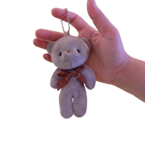 Animal Red Bear Stuffed 12cm Keychain