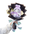 Sanrio Cartoon Kuromi Plush Toy With Flower Bouquet