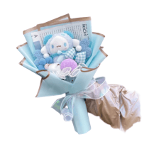 Sanrio Anime Cinnamoroll Plush Toy Flower Bouquet