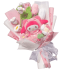 Cartoon Sanrio My Melody Plush Toy With Artificial Flower Bouquet
