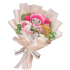 Anime Sanrio My Melody Plush Toy With Artificial Flower Bouquet