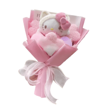 Sanrio Anime Hello Kitty Stuffed Plush Toy Flower Bouquet