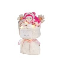 30cm Anime Sanrio My Melody Led Light Plush Bouquet
