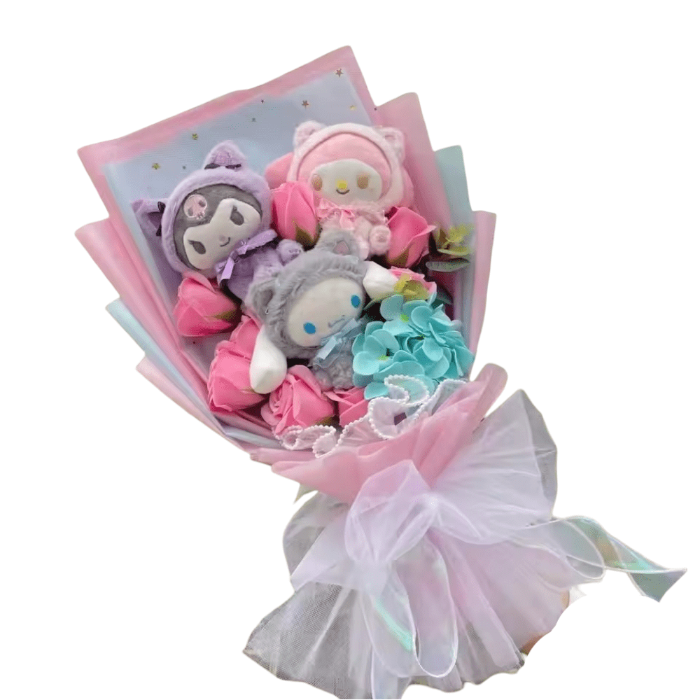 Anime Character Sanrio Soft Plush Bouquet Anime Character Sanrio Soft Plush Bouquet