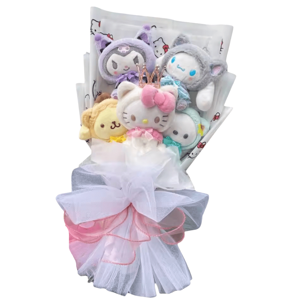 Sanrio Anime Character Soft Plush Bouquet Sanrio Anime Character Soft Plush Bouquet
