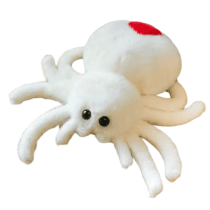 Spider White Soft Stuffed Plush Toy