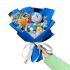 Doraemon Flower Plush Bouquet With Graduation Hat