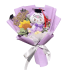 Cartoon Kuromi Flower Plush bouquet With Graduation Hat