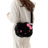 Cartoon Black Hello Kitty Plush Handbag