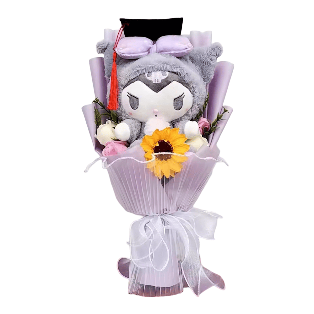 41cm Sanrio Kuromi Toy Plush Bouquet 41cm Sanrio Kuromi Toy Plush Bouquet
