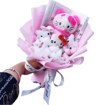 Sanrio Plush Hello Kitty Toy Flower Bouquet