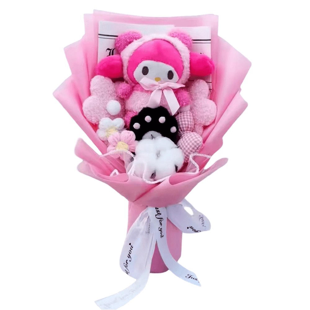 35cm Sanrio Plush My Melody Toy Flower Bouquet 35cm Sanrio Plush My Melody Toy Flower Bouquet