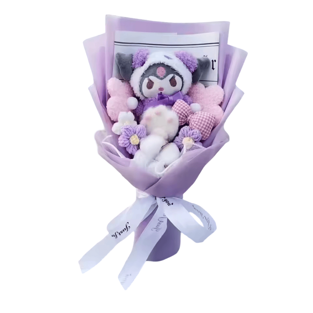 Sanrio Plush Kuromi Flower Bouquet Sanrio Plush Kuromi Flower Bouquet