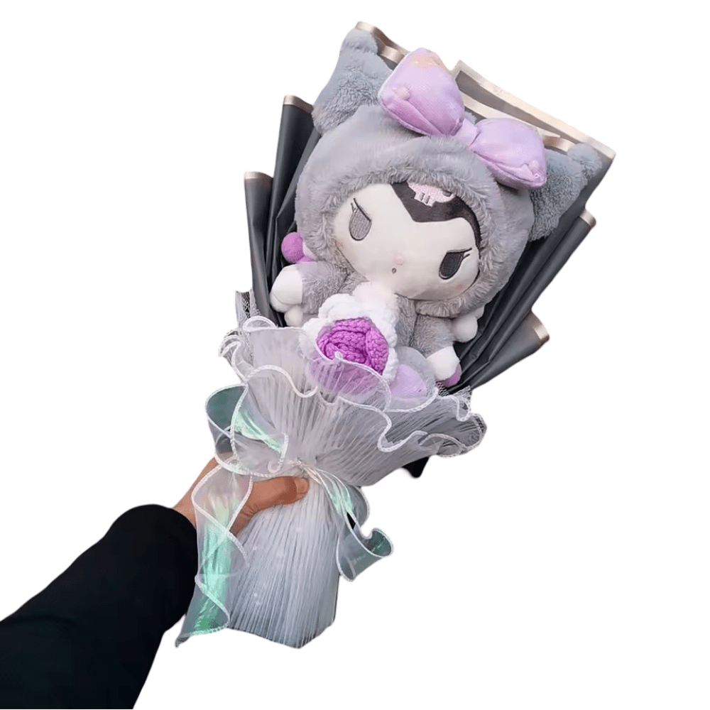 Sanrio Kuromi Plush Rose Bouquet Sanrio Kuromi Plush Rose Bouquet