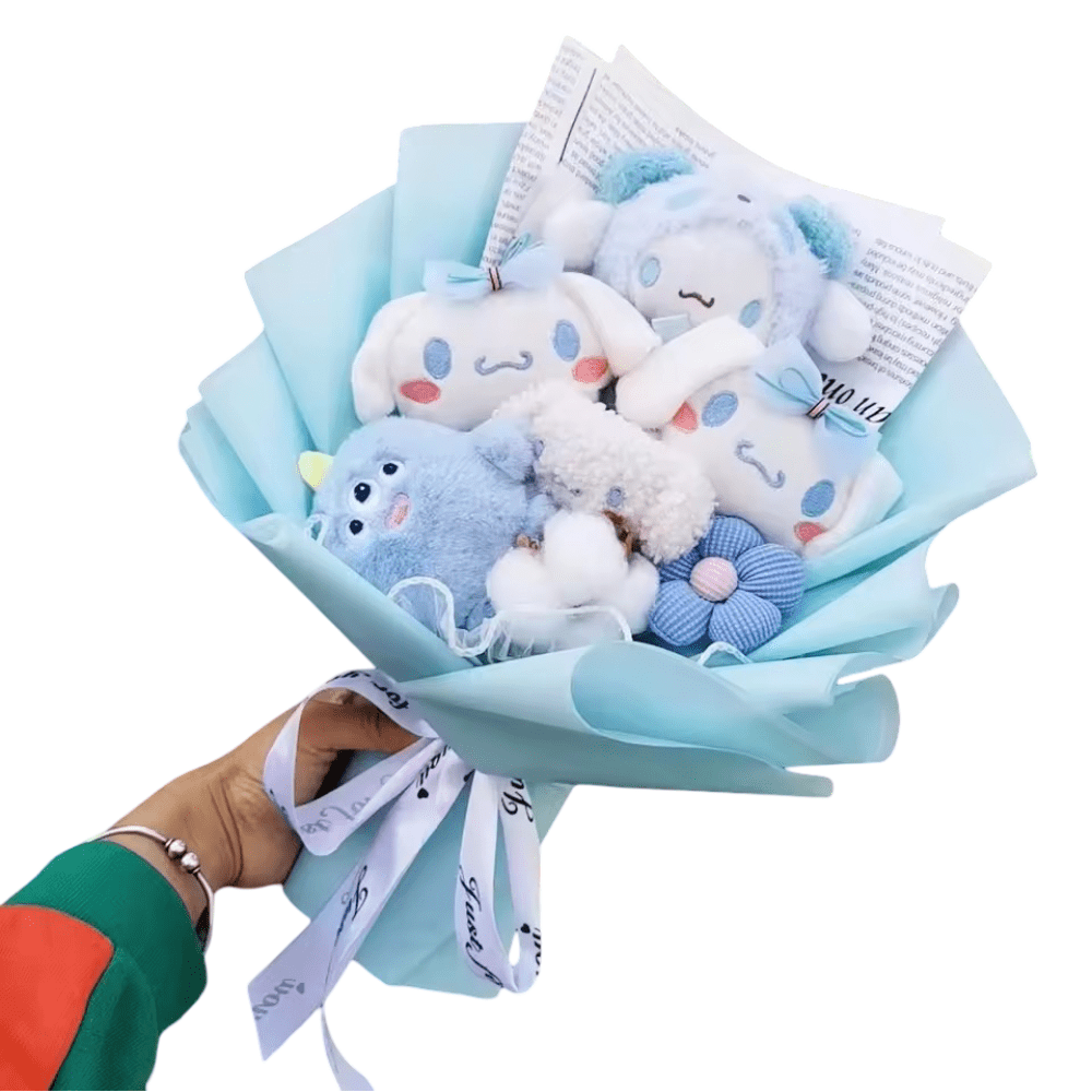 35cm Anime Sanrio Cinnamoroll Plush Toy Bouquet 35cm Anime Sanrio Cinnamoroll Plush Toy Bouquet