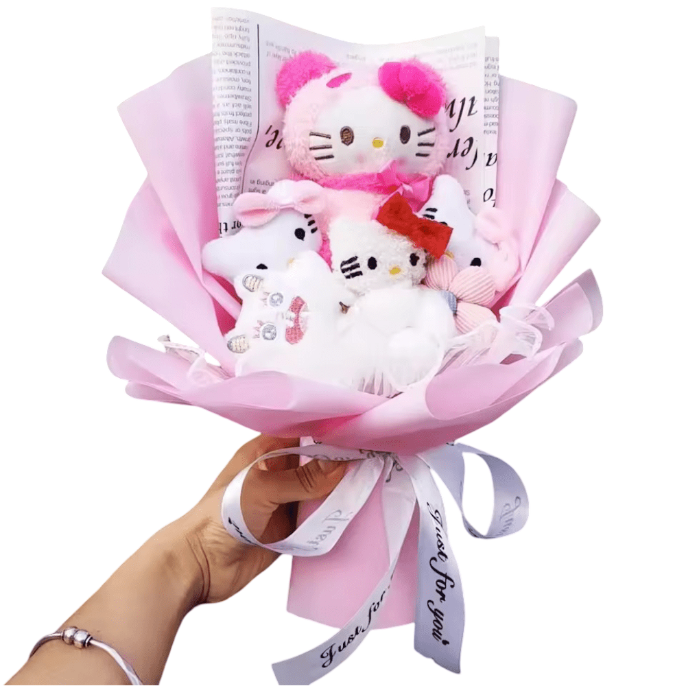 35cm Anime Sanrio Hello Kitty Plush Toy Bouquet 35cm Anime Sanrio Hello Kitty Plush Toy Bouquet