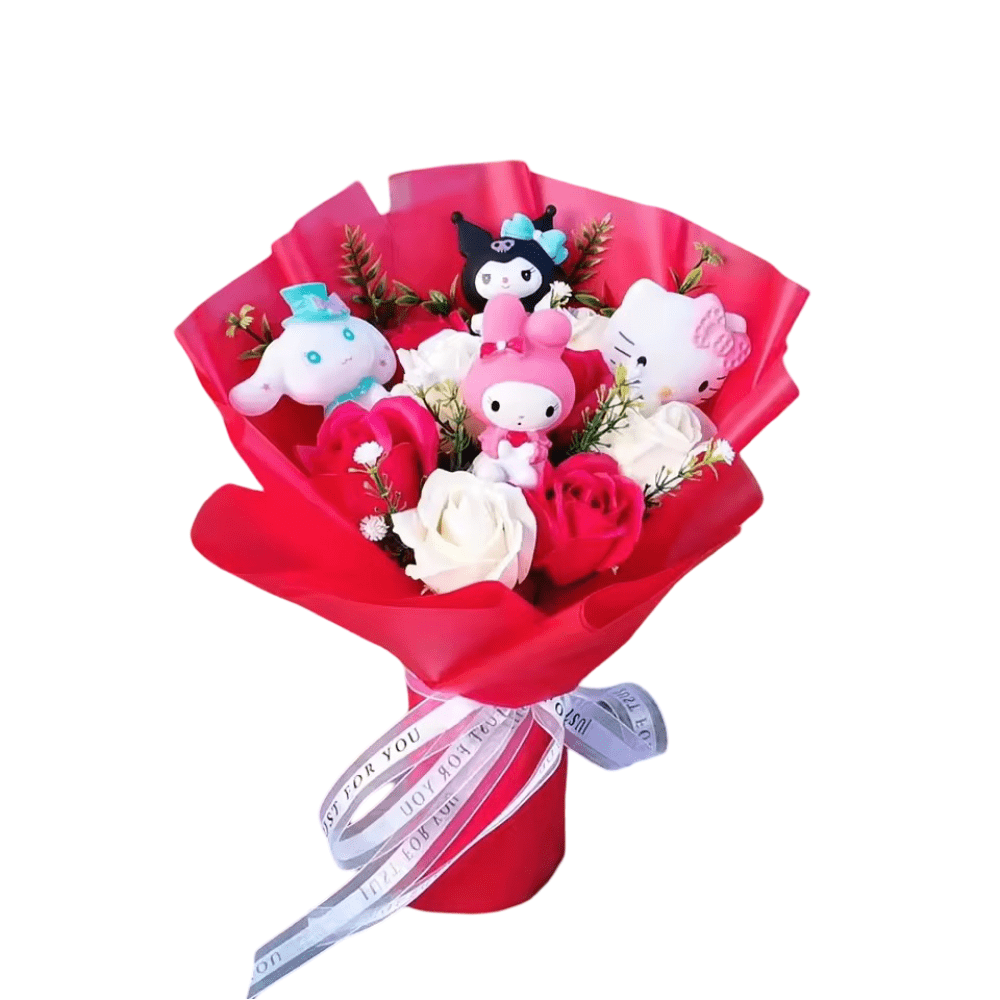35cm Anime Sanrio Character Plush Stuffed Bouquet 35cm Anime Sanrio Character Plush Stuffed Bouquet