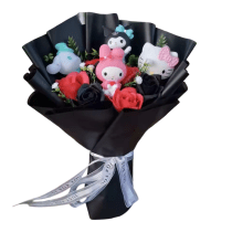 35cm Cartoon Sanrio Character Plush Stuffed Bouquet