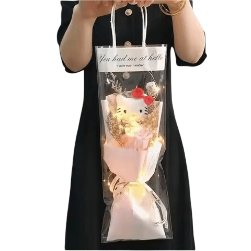 Cartoon Sanrio Hello Kitty Led Light Plush Bouquet Cartoon Sanrio Hello Kitty Led Light Plush Bouquet