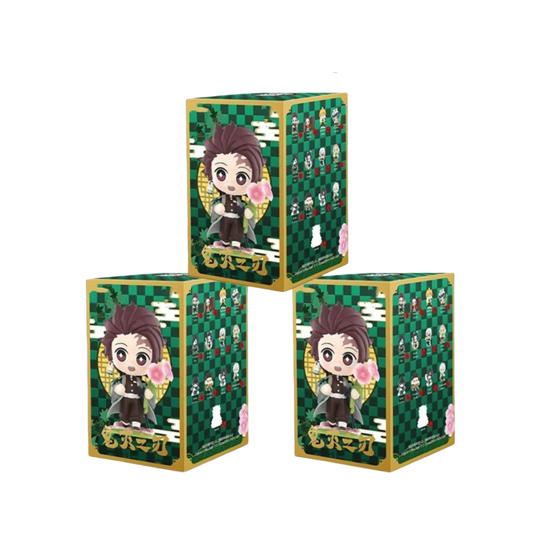 3Pcs Anime Demon Slayer Toy With Blind Box 3Pcs Anime Demon Slayer Toy With Blind Box