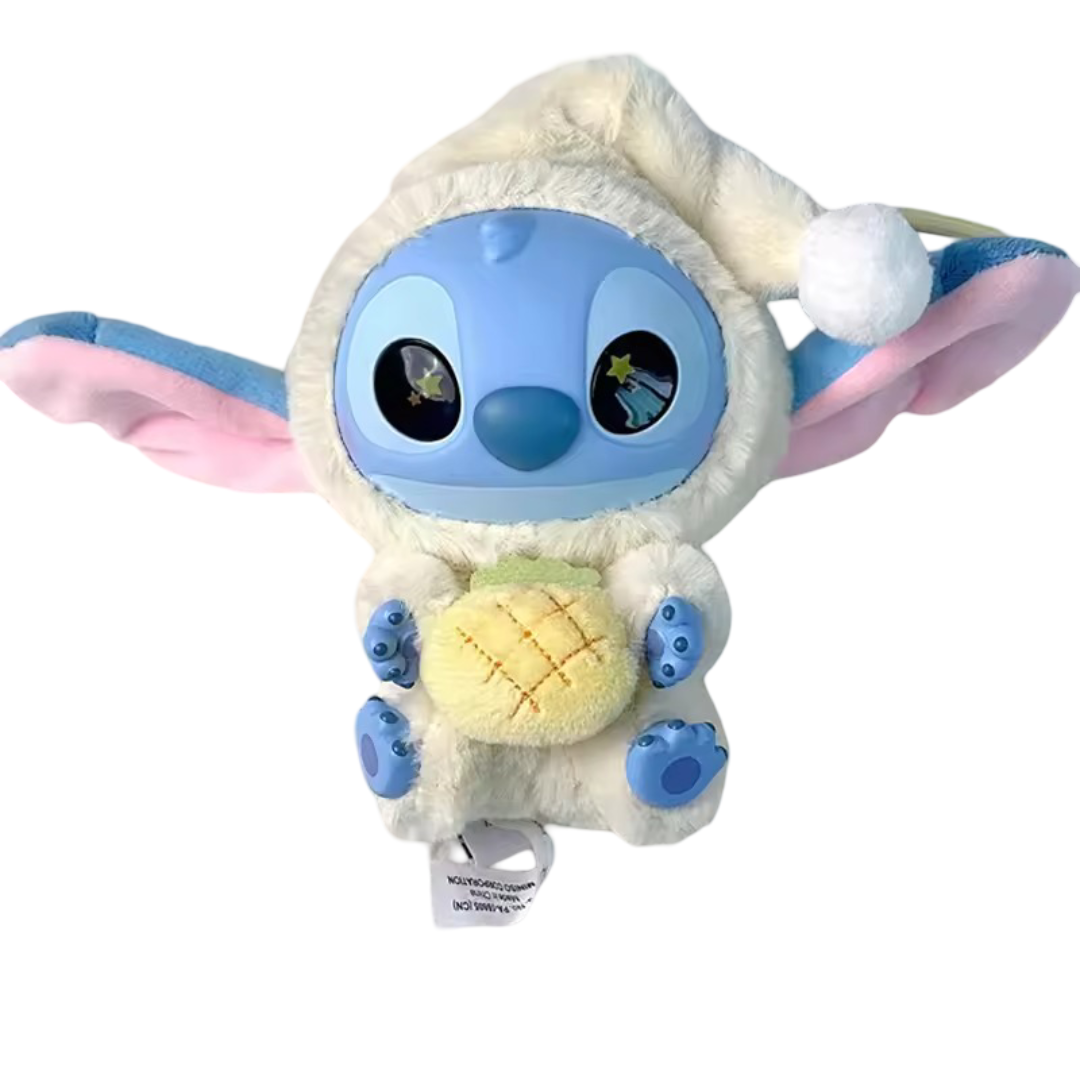 Stitch Eat Something Before Sleep Series Sour Pineapple Soft Plush Keychain Stitch Eat Something Before Sleep Series Sour Pineapple Soft Plush Keychain