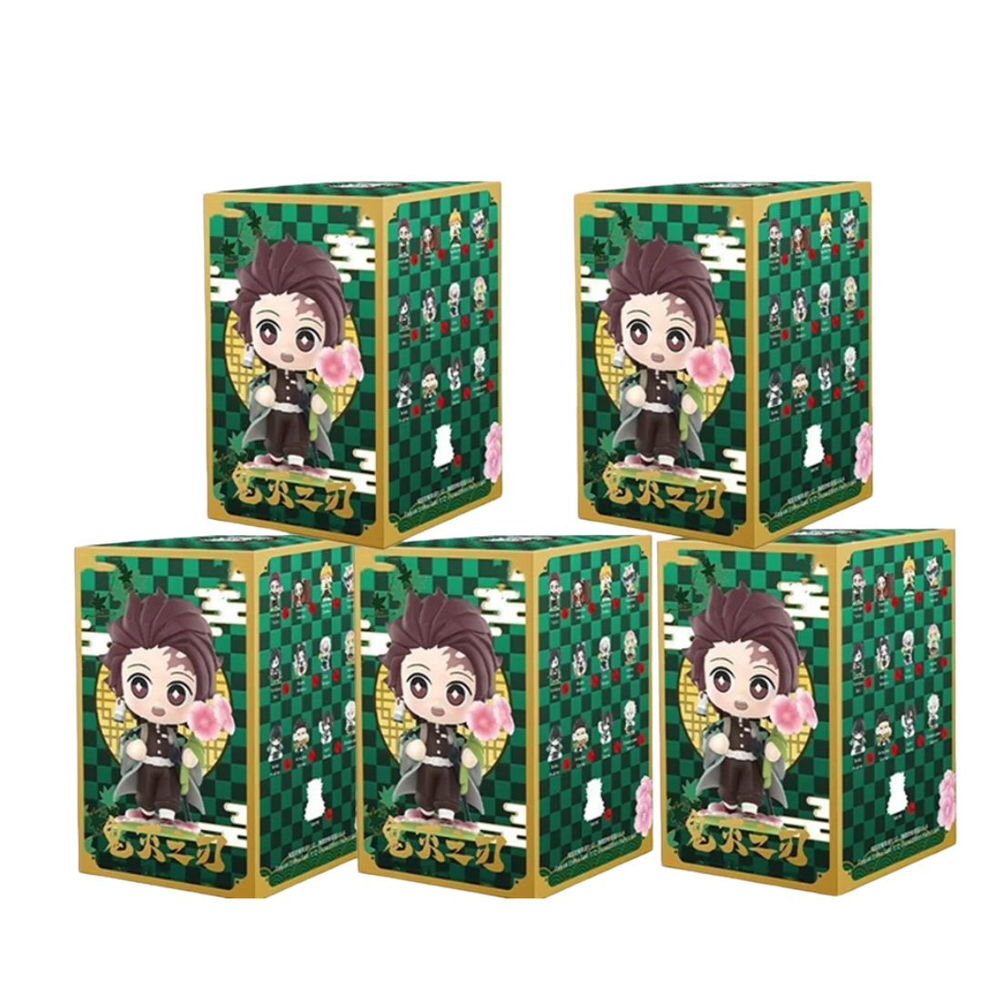 5Pcs Anime Demon Slayer Toy With Blind Box 5Pcs Anime Demon Slayer Toy With Blind Box