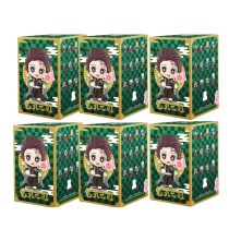 6Pcs Anime Demon Slayer Toy With Blind Box